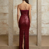 Sequin Fishtail Party Dress