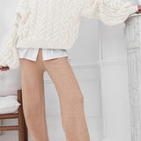 Vintage Chunky Knit Cable Sweater