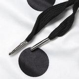 Number Print Fitted Tee Two Pieces Set