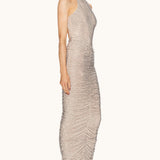 Luxury Rhinestone Sparkle Backless In-Stock Party Dress