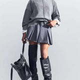Casual Lace Knit Pullover Sweater