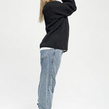 Loose Fit Pullover Knit Sweater