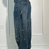 Balloon Carpenter Shine Denim Jeans
