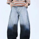 Unisex Gradient Streetwear Jeans