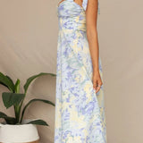 Boho Sleeveless Maxi Floral Dress