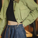 Corduroy Patchwork Safari Jacket