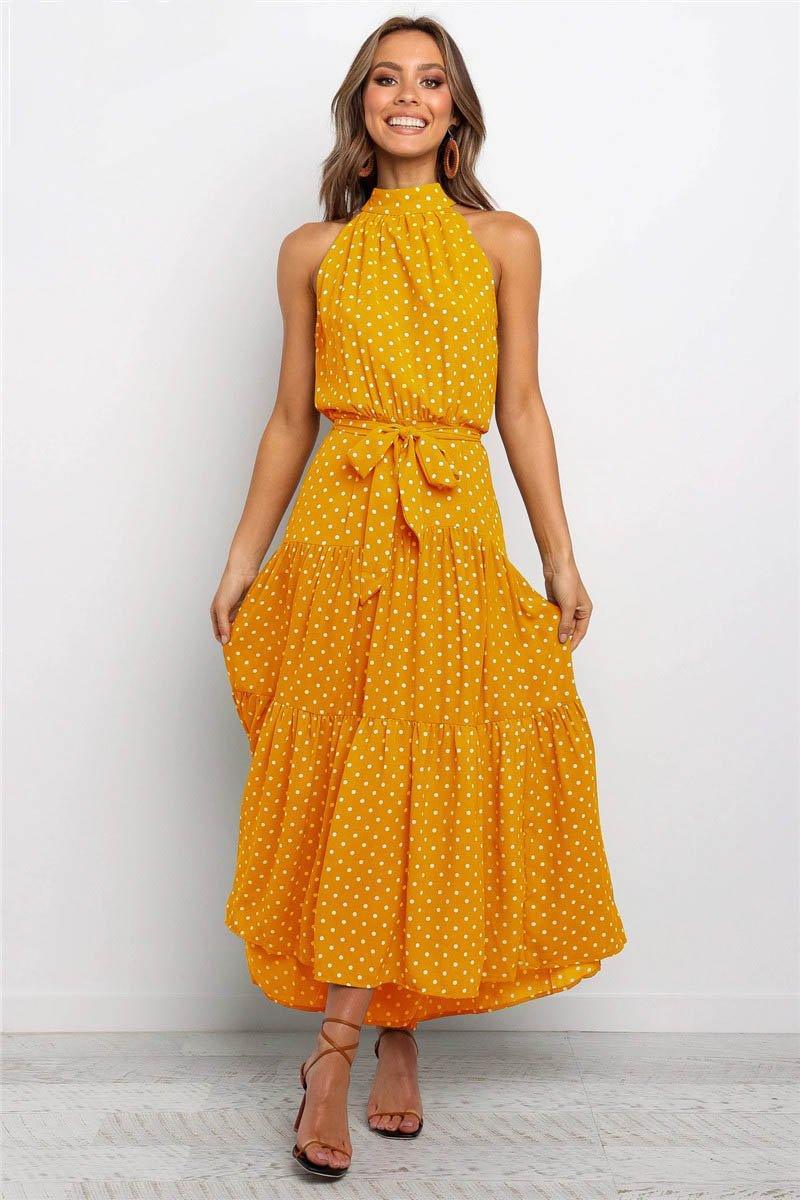 Boho Women Long A-Line Off Shoulder Elegant Sash Maxi Dress Women