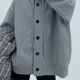 Loose Fit Drawstring Sweater
