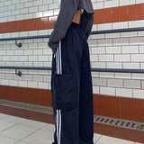 Cargo Pants For Women Hip Hop Wide Leg Y2k Vintage Streetwear Pants