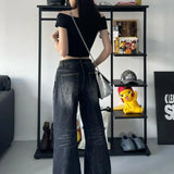Baggy Jeans Women Harajuku Vintage Oversize Old Wide Leg Denim Pants