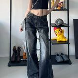 Baggy Jeans Women Harajuku Vintage Oversize Old Wide Leg Denim Pants
