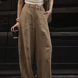 Women Oversize Streetwear Wide Leg Summer Trousers Office Pants