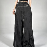 Streetwear Fashion Reflective Stripe Jogger Leg Trousers Y2k Pants