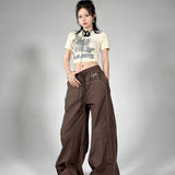 Streetwear Fashion Reflective Stripe Jogger Leg Trousers Y2k Pants