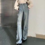 Y2k Women Jeans Harajuku Star Patchwork Oversize Hippie 2025 Style Pants