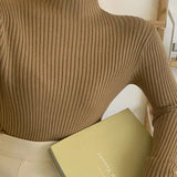 Autumn Winter Pullovers Long Sleeve Casual Warm Basic Knit Jumpers Top Sweater