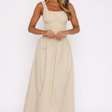 Summer Delight Maxi Dress Stone
