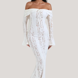 Lana | Off-Shoulder Lace Maxi Dress
