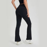 Built-in Underwear Bell-bottomed Trousers Push Up Yoga Pants Sports Leggings