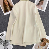 Korean Version Pure Color Loose Blazer