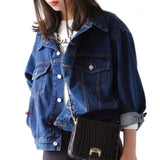 Hole Denim Bomber Jacket