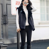 Retro Casual Lapel Zipper Pocket Jacket