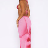 Luminous Maxi Skirt Blush Bloom