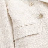 Fashion Double Breasted Textures Blazer