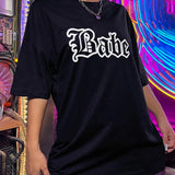 Babe Personality Street Font Women's T-Shirt