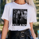 Classy Villains Group Print T Shirt