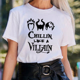 Classy Villains Group Print T Shirt
