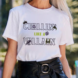 Classy Villains Group Print T Shirt
