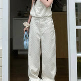 Women Spring Summer Fashion High Waist Y2k Vintage Wide Leg Jeans