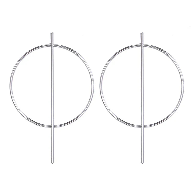 Round Drop Women Gold Simple Jewelry Female Fashion AccessOries Girls Brincos Earring