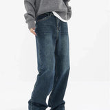 Streetwear American Style Fashion Wide Leg Denim Jeans