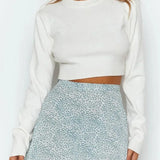 Boho New High Waist Pleated Beach Frills Mini Skirt