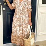 Fashion Female Loose Oversized Beach Party Boho Dress