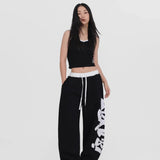 Street Dance Black Graffiti Halloween Pants