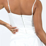 Flowers Sleeveless Strap Camis Summer Clubwear Sexy Low Cut Push Up Tank Bustiers Corsets Crop Tops