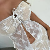 Bustiers Corsets Strapless Off Shoulder Party Clubwear Mesh See Through Mini Vest  New Crop Tops