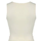 Lace Floral Summer Party Clubwear Sleeveless V-neck Slim Fit Solid Cropped  Crop Tops