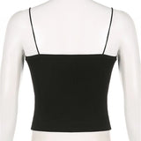 Lace Patchwork Autumn Camis Spaghetti Strap Tank with Long Sleeve Shrug Club Streetwear  Crop Tops