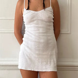 Fairy Aesthetic V-neck Spaghetti Strap Mini Dress