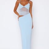 Call Me Up Maxi Dress Blue