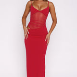 Call Me Up Maxi Dress Berry