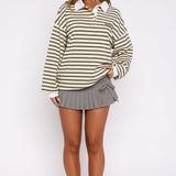 Just Doing Me Mini Skort Pepper