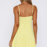 I Picked You Mini Dress Lemon