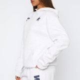 From The Archives Freya Oversized Hoodie Grey Marle