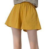 Linen Women Gym Workout Cotton Pants High Waisted Ladies Femme Sport Femme Streetwear Short