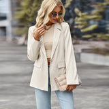 Casual Suit 2025 Winter Professional Dress Woman Coat